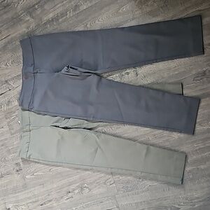 2 pairs stretchy dress pants